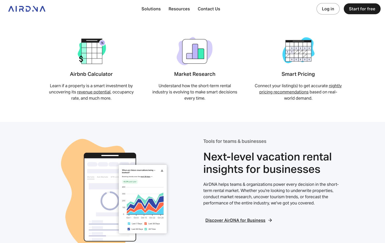 AirDNA Homepage